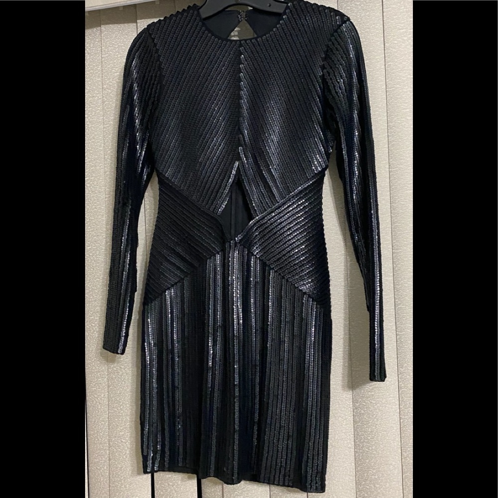 Black Sequins dress